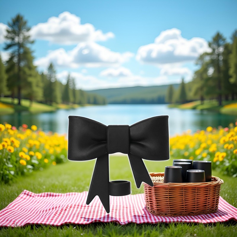 Bow Lovely Reusable Straw Tips Cover & Protector Topper, Silicone