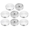 sourcing map M8 Thread 40 mm Diameter Round Shape Aluminium