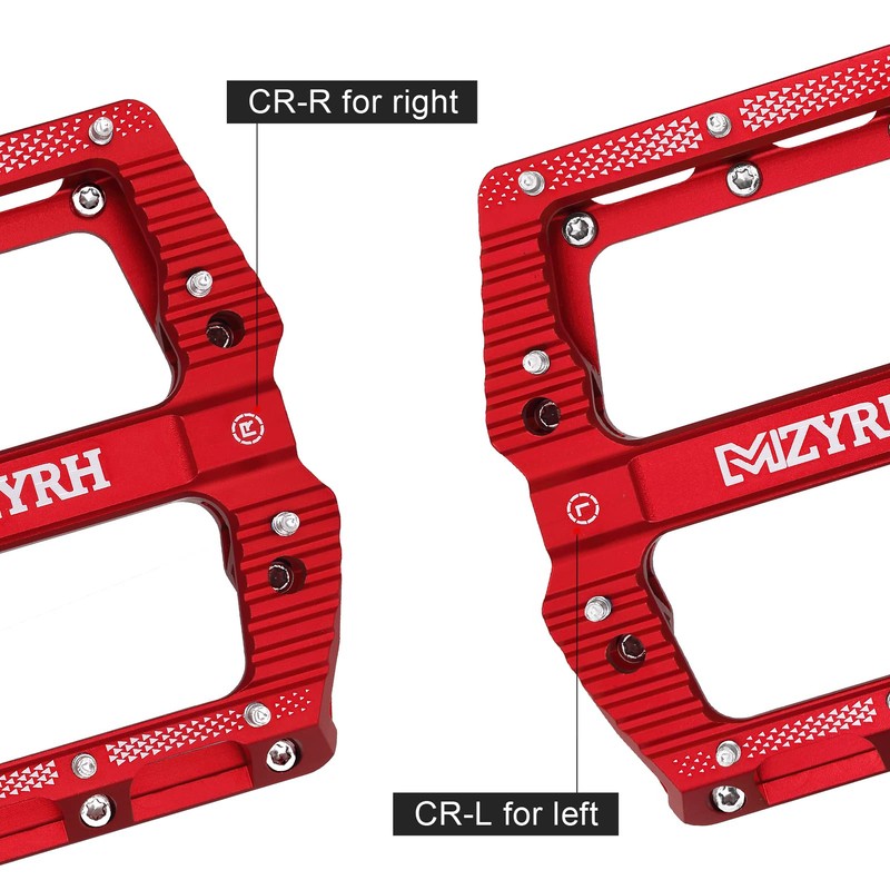 MZYRH Road/Mountain Bike Pedals MTB Pedals Bicycle Flat Pedals 3