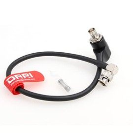 12G SDI Protector Cable Galvanic-Isolators Right Angle BNC Male to Right Angle BNC Female for ARRI Mini,RED Komodo (Blue) (Black, 20CM)