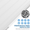 XBWW 3 Packs True HEPA Replacement Filter Compatible with Fellowes