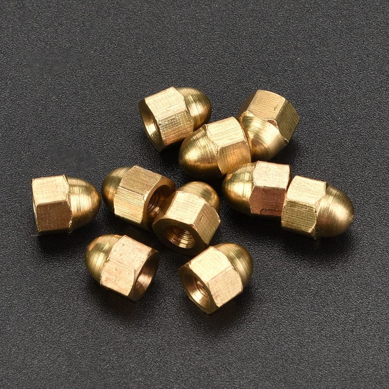 Brass Nuts, Cap Nuts Brass, M3- Brass Acorn Nut Kit