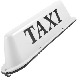 Angoily Vehicle Taxi Sign Cab Lights Magnetic Car Roof Taxi Top Sign Indicator Lights Lamp Topper Car Lights