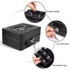 Security Box, Mini Portable Check Boxes Iron Lockable Cash Money