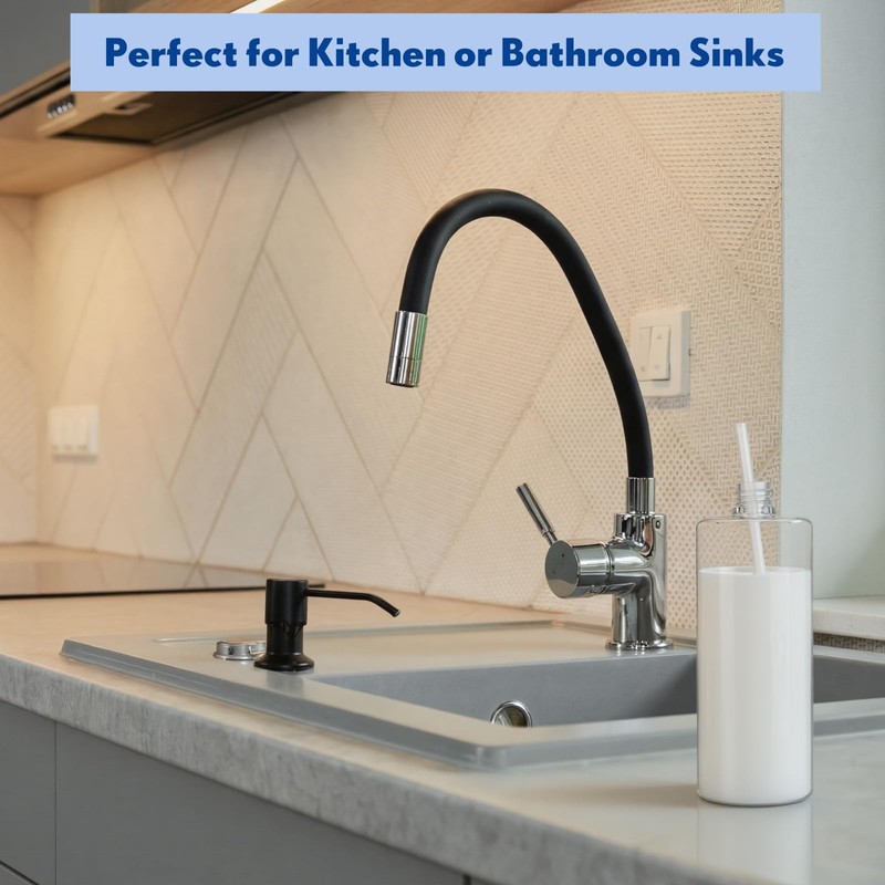 Singhoow Updated Soap Dispenser Bottle for Kitchen Sink Replacement 500