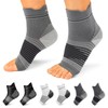 Plantar Fasciitis Sock (6 Pairs) for Men and Women, Compression