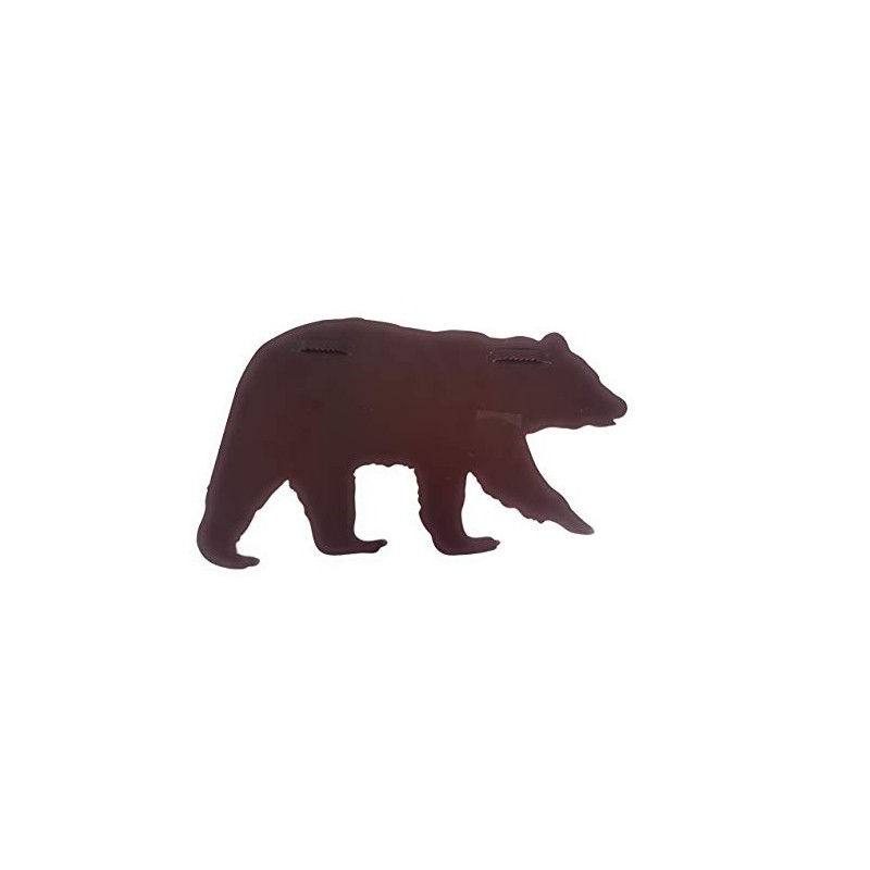 Everydecor Grizzly Bear Silhouette Metal Wall Art Decor - Bear