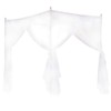 Caredy Mosquito Net, Universal White Luxury Mosquito Net Princess Three