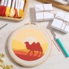 CRASPIRE Punch Embroidery Kits with Camel Pattern Needle Punch Starter