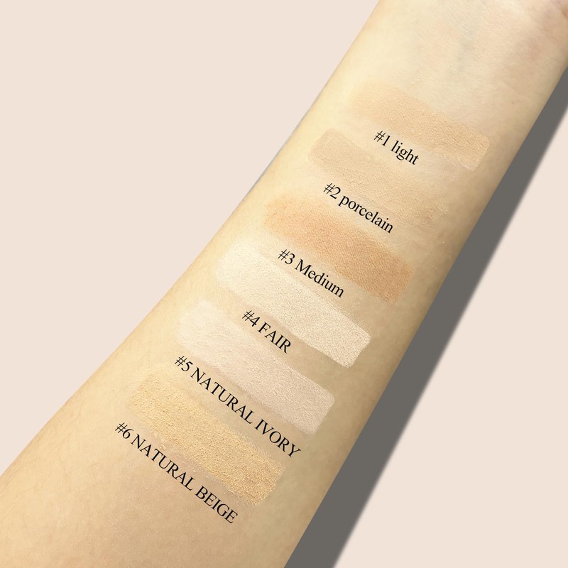 Freeorr 4-in-1 Mineral Pressed Powder, SPF 35 Powder Foundation with
