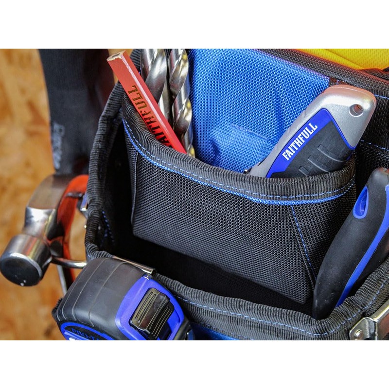 Faithfull FAIFAPN Fastener's Tool Pouch 3 Pockets