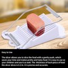 2 Pack Luncheon Meat Slicer, Egg Slicers,Strawberry Slicer,Stainless Steel Wire,