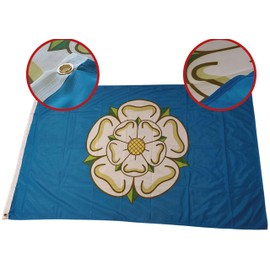 NWFlags Outdoor Heavy Yorkshire Flag 5ft x 3ft 110d Knitted Polyester Suitable for Flagpoles
