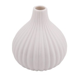 Small Vase Vases, Decorative Vases Modern Ceramic Vase, Flower Vases for Room Home(Small White, 10.8 * 9.8 * 2)