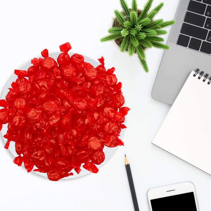 Cinnamon Discs Hard Candy, Individually Wrapped, 1-Pound Bag (About 75