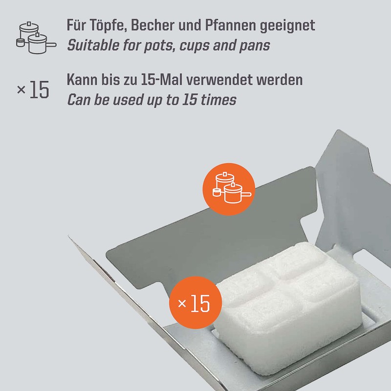 Relags Esbit Emergency Cooking Set ES14G Cooker – Grey, One