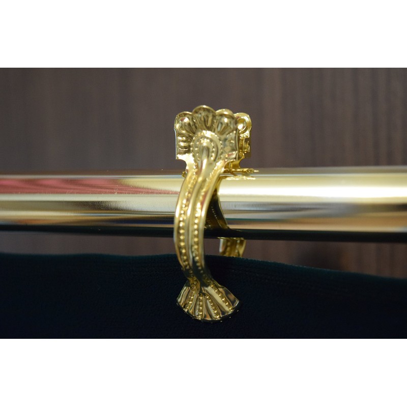 Japan Commerce Shell Curtain Clip, Gold, 1.0 inches (25 mm),
