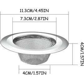 Kitchen Filter Sink, Sink Strainer Sink Strainer Filter, Kitchen Bathroom Plug Holes, Stainless Steel Slop Basket Filter Trap, Sink Mesh Filter, Kitchen Sink Accessories Home Décor