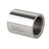 Quickun 304 Stainless Steel Pipe Coupling Fitting, 1/2" x 1/2"