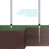 Coarbor Post Pole Ground Spikes Stakes 1-5/16'' Inner Diameter Round