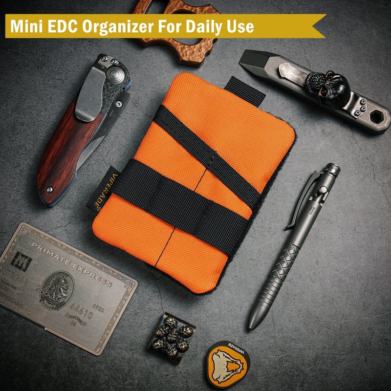 VIPERADE VE15 Mini Pocket Organizer, Nylon Tool Bag with Patch