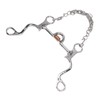 120mm Horse Mouth Snaffle with Chain Stainless Steel Horse Bit