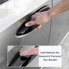 Zacxoxsr No Adhesive Snap-on Car Door Handle Cover Protector Compatible