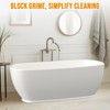 Flexible Quarter Round Molding Trim - 157in Waterproof Bendable Silicone