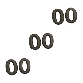 OSALADI 3pairs Replacement Ear Pads for Wh- Headphones Comfortable Protein Cushions Easy Installation Flexible Design Black