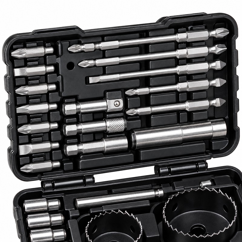 WA1626 Screwdriver Accessory Set - Storage Case for Home Repairs