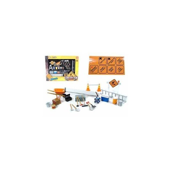 Construction Accessory Set for 1/24 Scale Cars (Boxed)