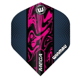 WINMAU Mega Standard Liquid Dart Flight Set - 3 set per pack (9 Flights in Total)
