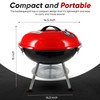 Gas One – 14-inch Portable Barbecue Grill with 3-Point Locking