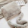 VALICLUD 1Pc Plush Shoulder Bag with Large Capacity Chic Messenger