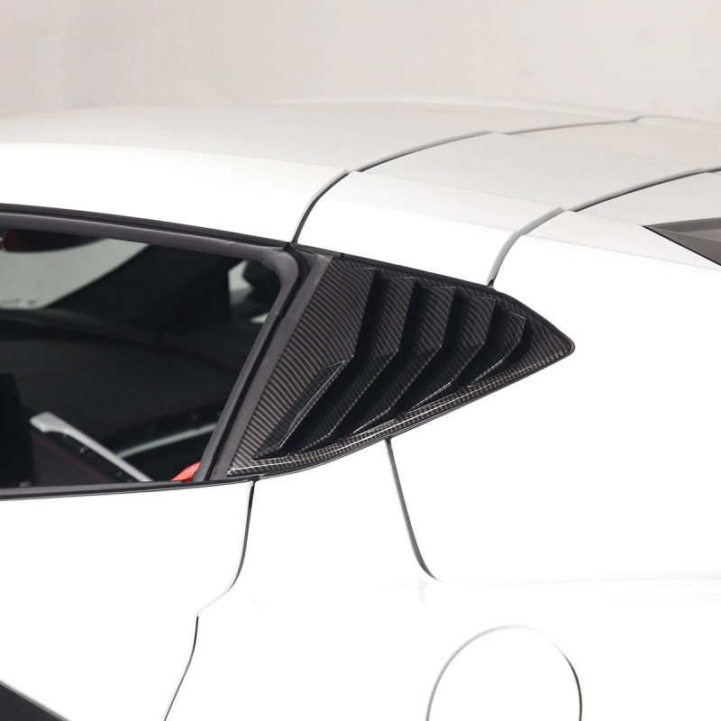 car-attention Side Window Louver Shutter Cover Trim For Corvette C8