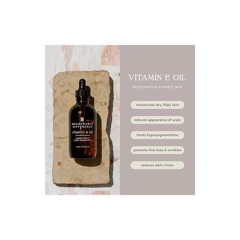 Aceite corporal y facial de Vitamina e