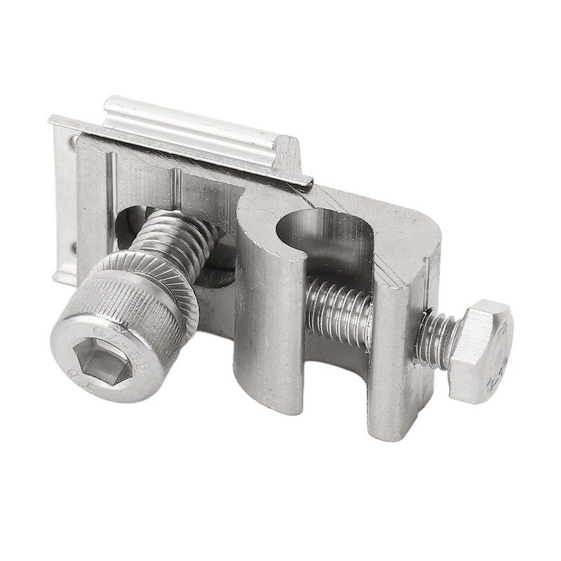 5Pcs Solar Panel Grounding Lugs PV Mounting System Metal Clips