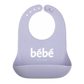 Bella Tunno Wonder Bib – Waterproof Silicone Bibs for Boys & Girls, Non-toxic & BPA Free Silicone Baby Bibs & Toddler Bibs with Adjustable Neck, Easy to Clean (I Love Dad)