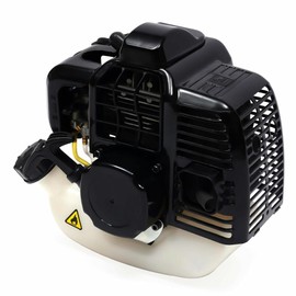 KONKENIE 49CC 2 Stroke Pull Start Engine Motor for Gas Scooter Pocket ATV Mini Quad Dirt Bike Single Cylinder Air Cooled Engine Motor Set with Fuel Tank
