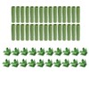 KangTeer 50Pcs Garden Connector Stake Clip Kit Universal PP Plastic