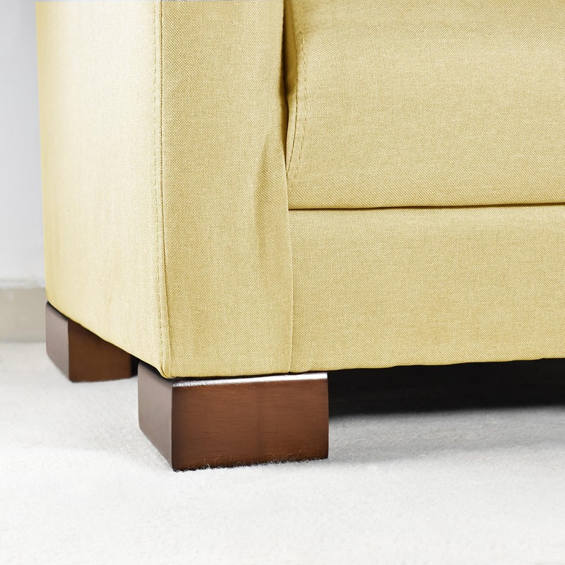 AORYVIC Solid Wood Legs for Furniture, L-Shaped Bed Risers, 3