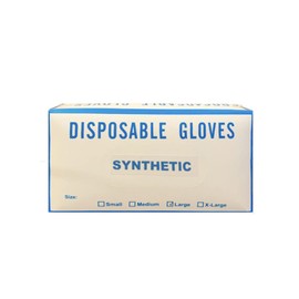 Black Cleaning Gloves Large - Blended disposable gloves, Cleaning up debris, Garden, Cooking, Kitchen, Industrial, Automotive, Work, Mechanic (100pcs/box)