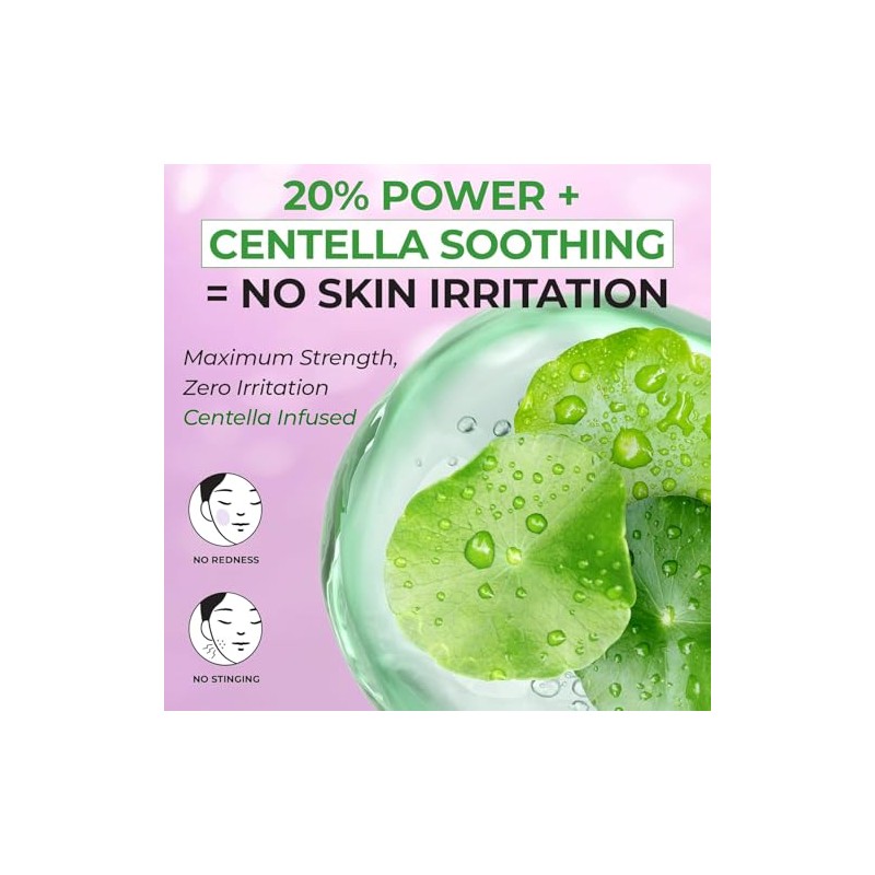 JUMISO Niacinamide 20 Serum - Korean Face Serum with Glutathione,