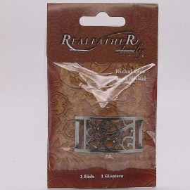 Silver Creek Bracelet Slide 3/4" Wide Sterling Plated J7084-00 by Silver Creek Alloy