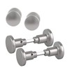 BigDean Aluminium Room Door Knobs Button Pusher - Coated Aluminium