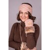 Aran Traditions Cable Knitted Style Headband (Blush)