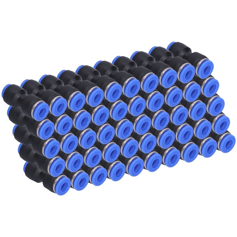 50Pcs Pneumatic Reducing Connector Straight Push in Reducer Fittings for