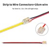 Clearhill 5mm 2Pin 24PCS Press-in Assembly COB LED Strip Connector