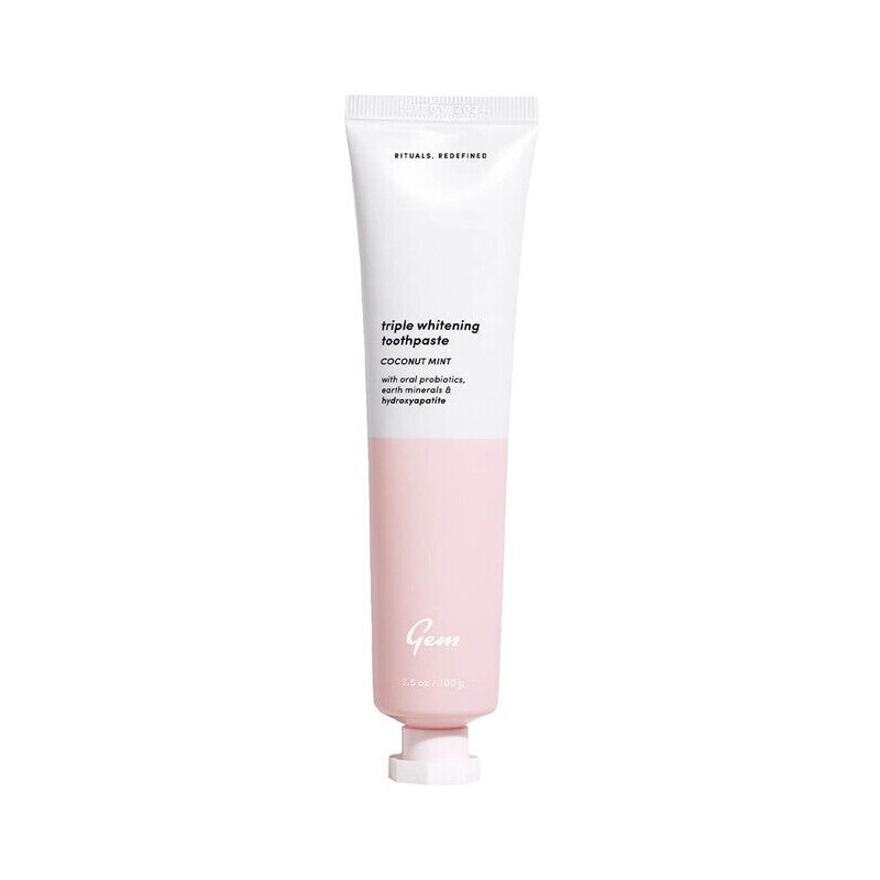 Gem Triple Whitening Toothpaste, Crisp Mint 100g