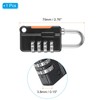 TOP-VIGOR Security Steel Cable with 4 Digit Combination Lock, 6.5Ft